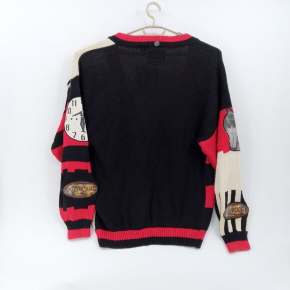Vintage Studio Umen Embroidered Sweater Size L - Picture 5 of 9